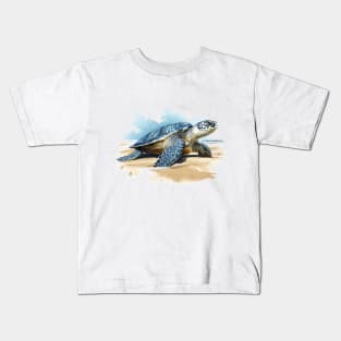 Green Sea Turtle Kids T-Shirt